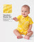 Fresh Market Baby Boy Pineapple Shirt & Shorts Set Yellow