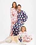 Christmas Matching Family Pajamas Mug & Santa Print Multicolor