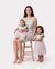 Matching Mommy & Me "Besties" Dresses Pastel Tulle Skirt for Girls, Ribbed Bodycon Dress for Mom, Perfect for Family Outings & Photos Pale Green