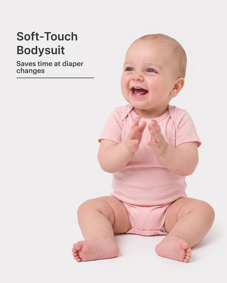 Bamboo Baby Boy/Girl Casual Romper Pink