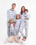 Christmas Matching Family Pajamas Xmas Village Print Green