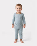 Conjunto de pijama de 2 piezas de Tencel Modal para bebé, niña/niño (ajustado), color verde