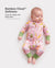 Pijamas de bambú para bebé/niña con estampado infantil (ajustados) Rosa durazno