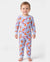 Christmas / Halloween Pajama 2-piece Bamboo Pajamas Set With Childlike Print for Baby / Toddler( Snug-Fitting) Blue