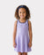 PatPat Rapidair activewear Robe de tennis pour fille avec bandeau et short en viscose de bambou avec poches Violet clair