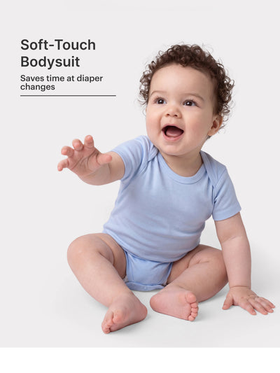 Bamboo Baby Boy/Girl Casual Romper Blue