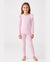 Pyjama d'Halloween pour tout-petits/enfants avec imprimé enfantin (1 pièce ajustée) Rose