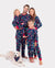 Christmas Matching Family Bamboo Pajamas Xmas Village Print