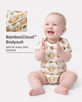 Bamboo Baby Boy/Girl 1pc Allover Print  Bodysuits  Khaki