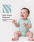 Barboteuse décontractée en bambou pour bébé garçon/fille, verte