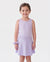 PatPat Rapidair Activewear Jupe-short de tennis athlétique 2 en 1 pour fille avec short en viscose de bambou et poche, violet clair