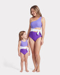 Mommy & me Color-block Swim Trunks (Quick-Dry) ColorBlock
