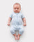 Bamboo Baby Boy / Girl 2-Way Zip Onesies Anti Slip Childlike Food Pattern Bamboo Sleepwear (Snug-Fitting)
 Turquoise