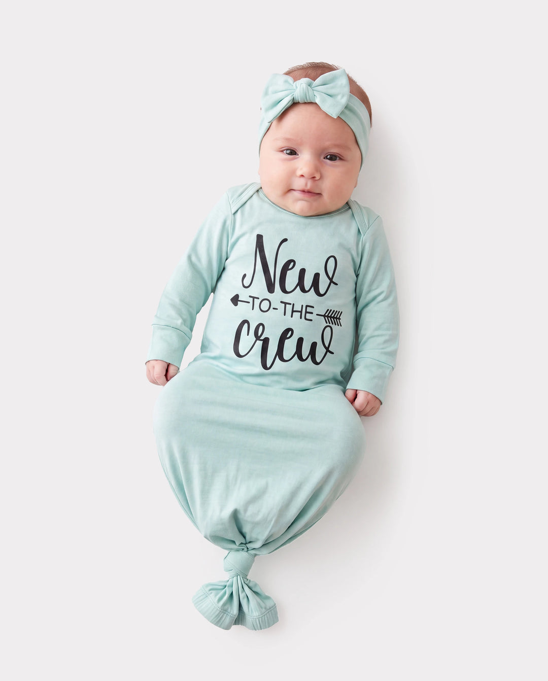 Saco de dormir de bambú para bebé/niña, bata infantil con diadema, color verde claro