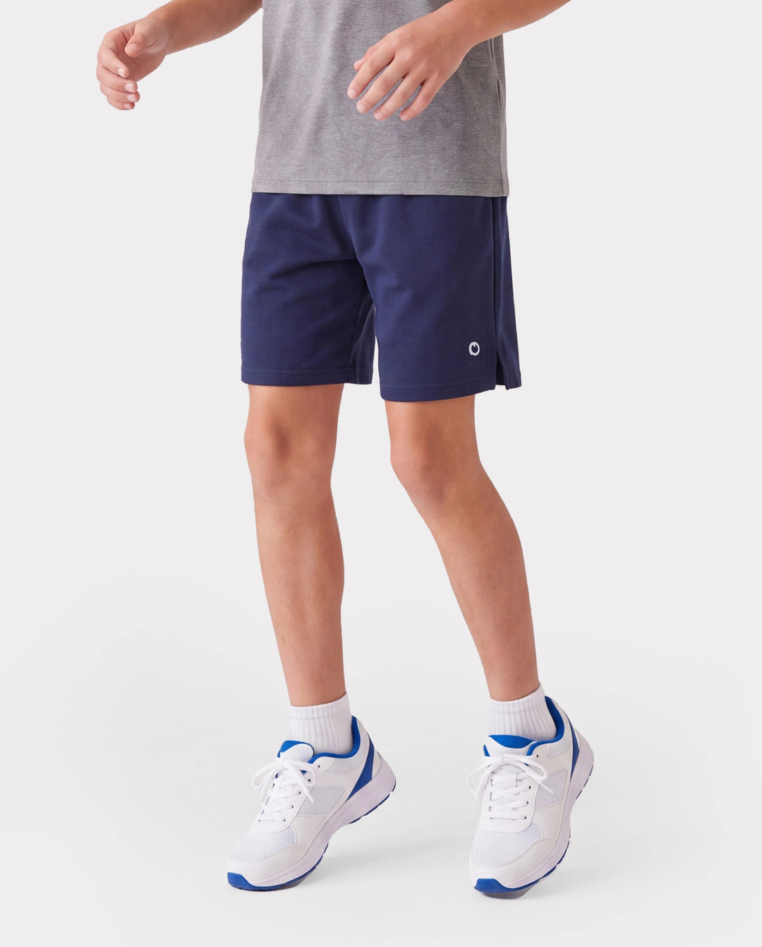 PatPat Rapidair activewear kid boy athletic quick dry breathable short swith pockets Deep Blue