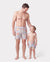 Daddy & Son Floral Swimwear Bikini Set for Mom & Daughter Floral Board Shorts for Dad & Son, Cute Beach Outfits for Vacation & Pool Days Multi-color