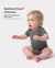 Ensemble 4 pièces barboteuses bébé garçon/fille en modal couleur unie blanc