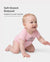 Ensemble 3 pièces barboteuses à imprimé ludique pour bébé garçon/fille rose