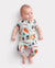 Bamboo Baby Boy / Girl 2-Way Zip Onesies Anti Slip Childlike Food Pattern Bamboo Sleepwear (Snug-Fitting)
 Green