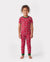 Toddler / Kids Christmas / Halloween Pajamas 3-Piece Bamboo Pajama Set 2-in-1 Look for 4 Seasons (Snug-Fitting) Green
