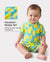Fresh Market Baby Boy Lemon Shirt & Shorts Set Turquoise
