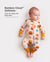 Kids Baby / Girl Bamboo Pajamas With Childlike Print (Snug-Fitting) Brown