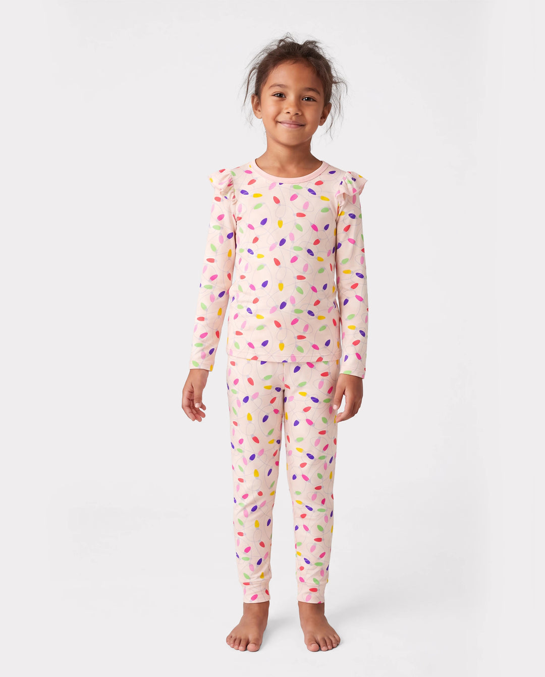 Toddler / Kids Halloween Pajamas With Childlike Print (1-Piece Snug-Fitting ) Multi-color
