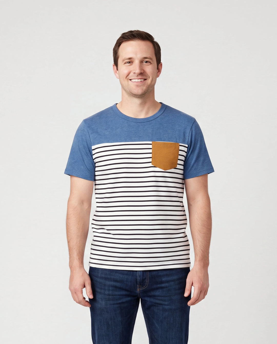 Conjunto casual suave a juego para papá y yo Vestidos por debajo de la rodilla con botones delanteros y diseño con cinturón Azul
