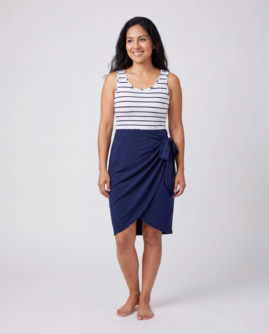 Set a Juego para la Familia de Camiseta de Algodón y Vestido – Estampado de Palmeras Días Soleados para Papá, Mamá, Bebé y Niño Pequeño, Perfecto para Vacaciones de Verano y Salidas Familiares Azul Tibetano
