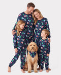 Christmas Matching Family Pajamas Polar Bear & Xmas Tree Print