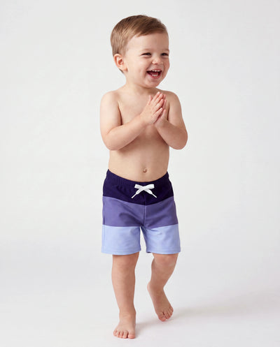 Short de bain à cordon (séchage rapide) pour garçon tout-petit Multicolore