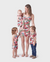 Mommy & me Floral Print Outfits Tropical Print Spaghetti Strap Body-con Dress for Mom & Daughter, Color-Blocked T-Shirts for Dad & Son Perfect for Summer Vacations & Family Photos Red