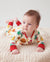 Pyjamas en bambou pour bébé/fille avec imprimé enfantin (ajusté) Rouge