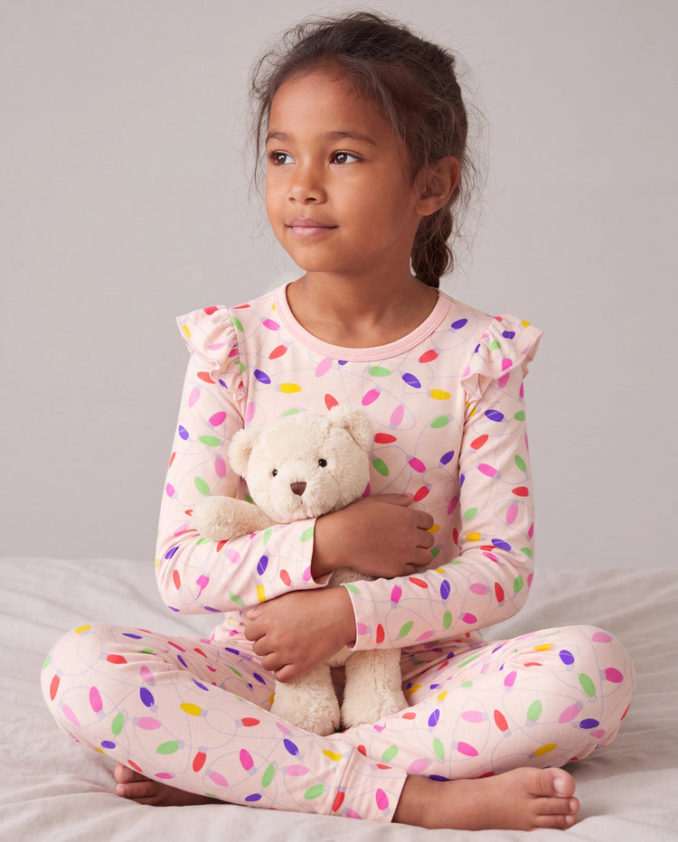 Pyjama d'Halloween pour tout-petits/enfants avec imprimé enfantin (1 pièce ajustée) Multicolore