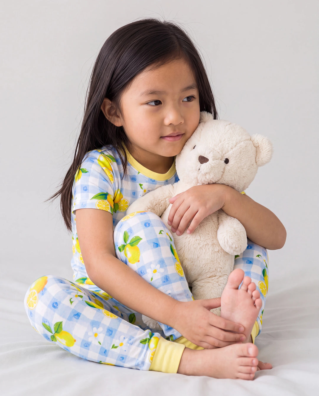 Kleinkind / Kinder Weihnachten / Halloween Pyjama 3-teiliges Bambus Pyjama Set 2-in-1 Look für 4 Jahreszeiten (eng anliegend) blau