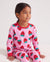 Christmas / Halloween Pajama 2-Piece Upgraded Thick Bamboo Pajama Set With Childlike Print for Toddler / Kids Girl (Snug-Fitting) Red