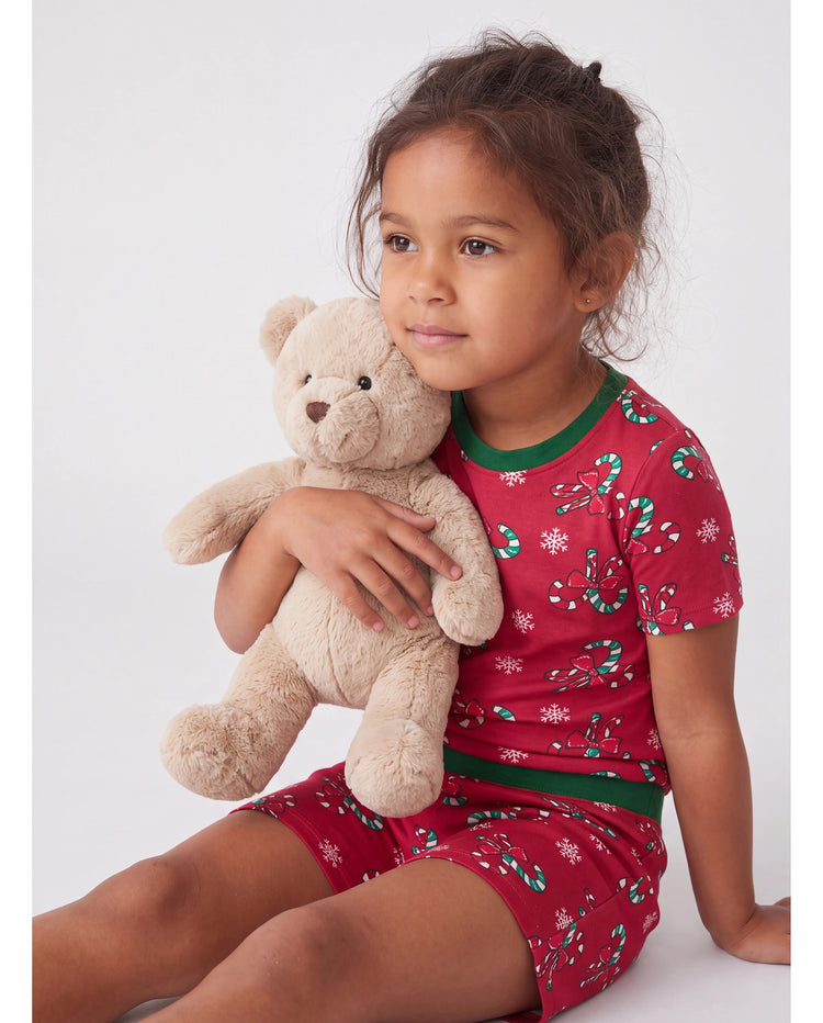Toddler / Kids Christmas / Halloween Pajamas 3-Piece Bamboo Pajama Set 2-in-1 Look for 4 Seasons (Snug-Fitting) Green