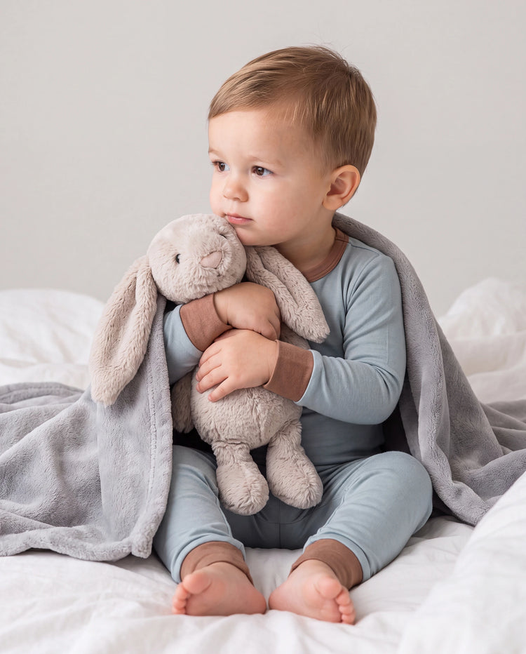 Baby 2-teiliges Tencel Modal Pyjamas Set für Mädchen / Jungen ( eng anliegend ) grün