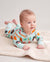 Kinder Baby / Mädchen Bambus Pyjama mit kindlichem Aufdruck (eng anliegend) hellgrün