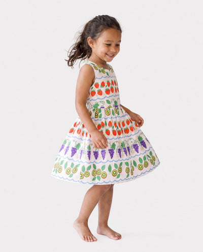 Fresh Market Toddler Girl Fruit Crossback Dress Multi-color