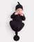 Bamboo Baby Boy/Girl Sleeping Bag Infant Gown with Hat Black