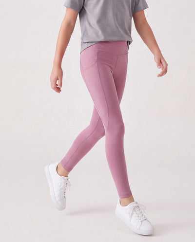Leggings de yoga taille haute pour fille, couleur unie, avec chouchou assorti offert, violet