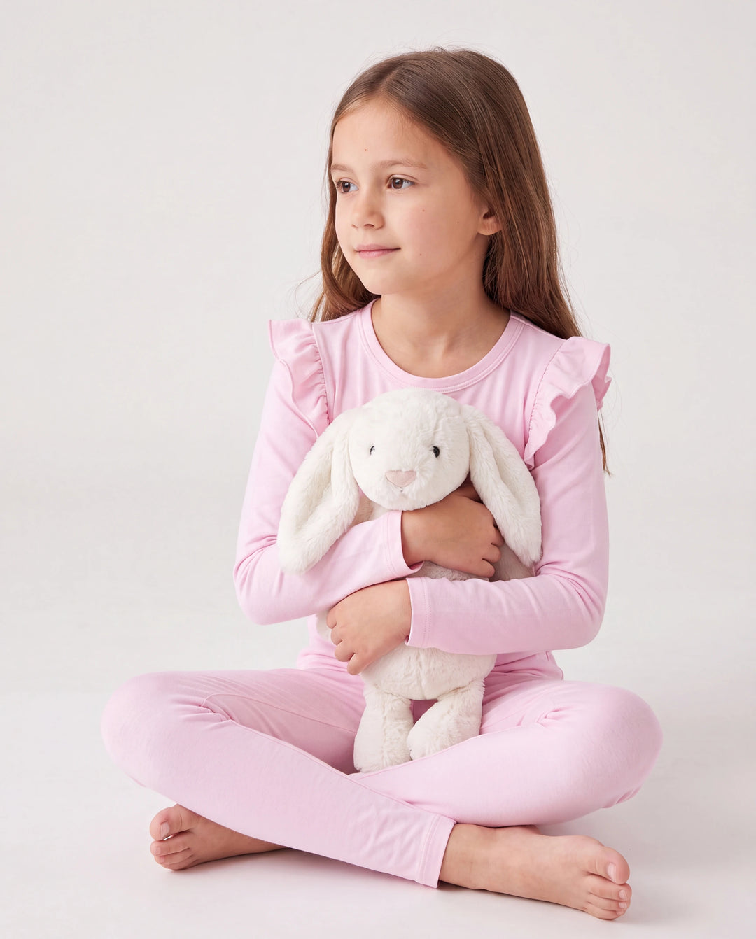 Pyjama d'Halloween pour tout-petits/enfants avec imprimé enfantin (1 pièce ajustée) Rose