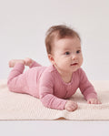 Kids Baby / Girl Bamboo Pajamas With Childlike Print (Snug-Fitting) Pink