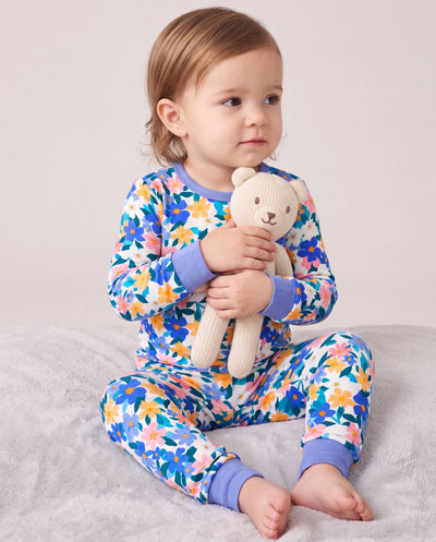 Pyjama de Noël/Halloween Lot de 2 pyjamas en bambou avec imprimé enfantin pour bébé/tout-petit (ajusté) Violet