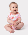 Bamboo Baby Boy/Girl 1pc Allover Print Bodysuits incarnadinepink