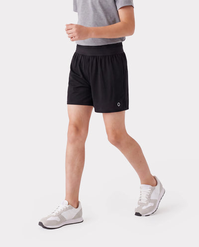 PatPat Lightflow Activewear Kid Boy athletic ultra light quick dry shorts Black