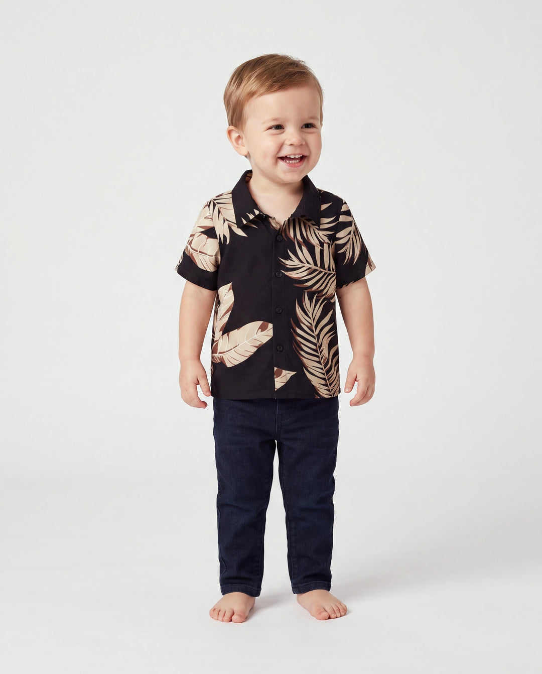 Papa und Ich Familien-Matching einfarbige Blatt ärmellose Halter-Kleider und Kurzarm-Oberteile Sets Schwarz