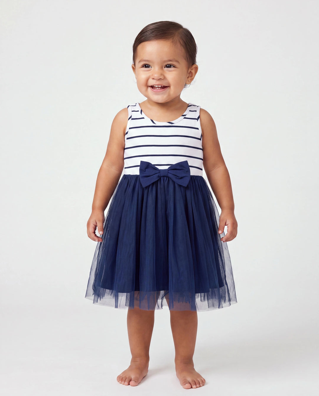 Daddy & Daughter Cotton T-Shirt & Dress Set – Sunny Days Palm Print for Dad, Mom, Baby & Toddler, Perfect for Summer Vacations & Family Outings Tibetan blue