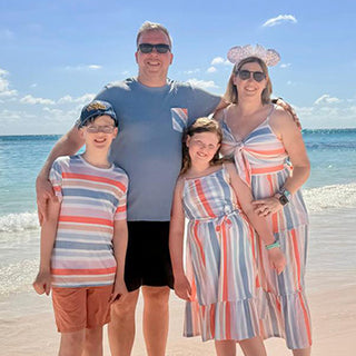 Loved this family matching set—perfect for vacation. We wore it on our cruise! 🚢✨